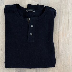 Vince Midnight Henley Pullover